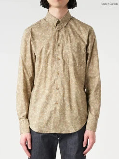 Sale Naked & Famous - Easy Shirt Bell Flowers in Button-Ups