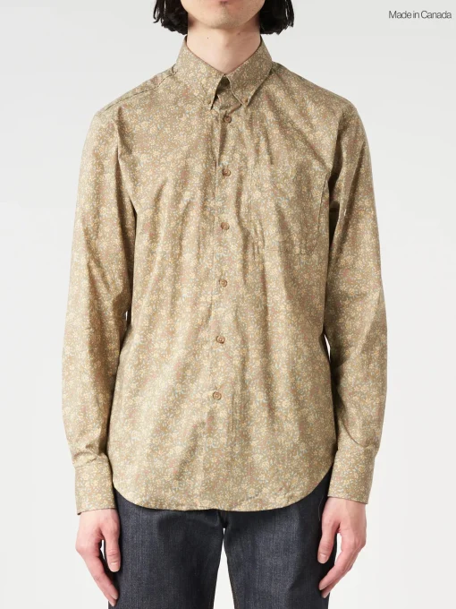 Sale Naked & Famous - Easy Shirt Bell Flowers in Button-Ups
