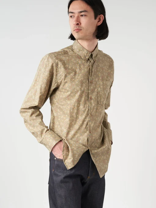 Sale Naked & Famous - Easy Shirt Bell Flowers in Button-Ups