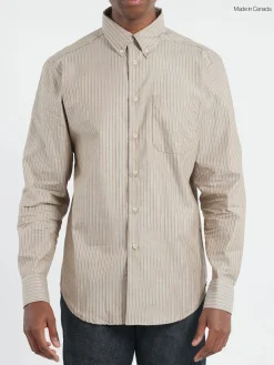 New Naked & Famous - Soft Finish Classic Stripe Easy Shirt in Button-Ups