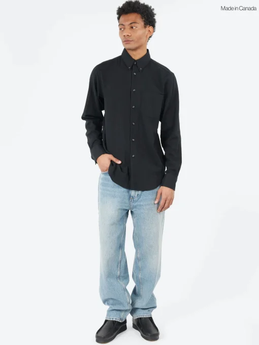 Discount - Double Weave Slub Gauze Easy Shirt in Button-Ups