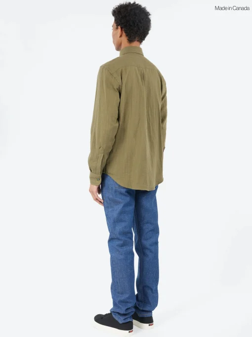 Online - Double Weave Slub Gauze Easy Shirt in Button-Ups