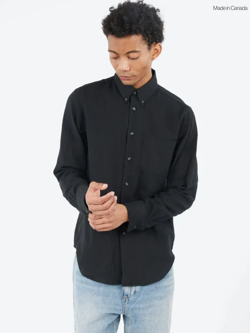 Discount - Double Weave Slub Gauze Easy Shirt in Button-Ups