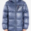 Outlet - Mountain Lodge Down Hoodie in Blue Outerwear