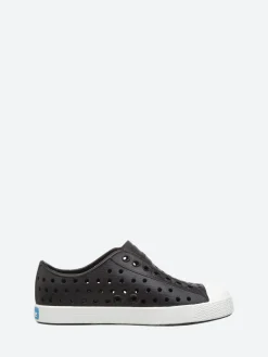 Clearance - Jefferson Junior in Jiffy Black and Shell Children's