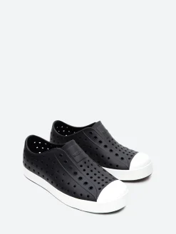 Clearance - Jefferson Junior in Jiffy Black and Shell Children's