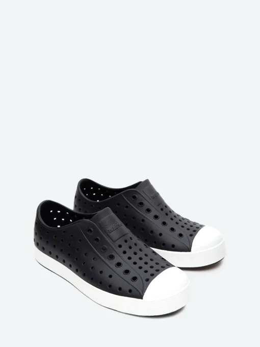 Clearance - Jefferson Junior in Jiffy Black and Shell Children's
