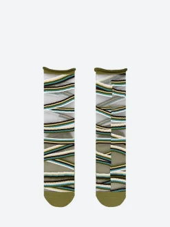 Outlet - Olive Bias Sock Women Socks & Hosiery | Belts