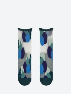 Online - Teal Garden Sock in Women Socks & Hosiery | Belts