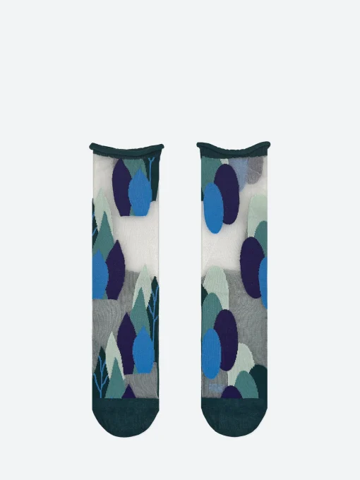 Online - Teal Garden Sock in Women Socks & Hosiery | Belts