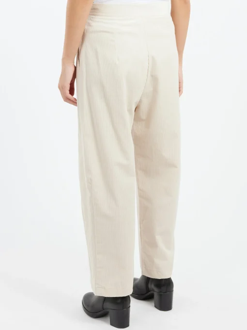 Online - Cord Pants with Pleats in Women Pants