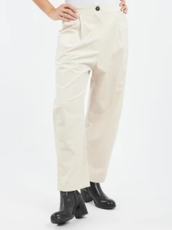 Online - Cord Pants with Pleats in Women Pants