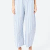 Fashion - Elastic Pleat Trousers in Riga Sky Women Pants