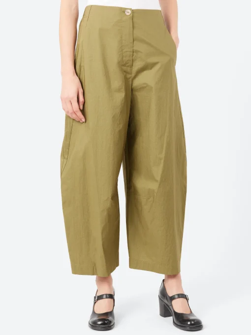 Sale - Karate Trousers in Cactus Green Women Pants