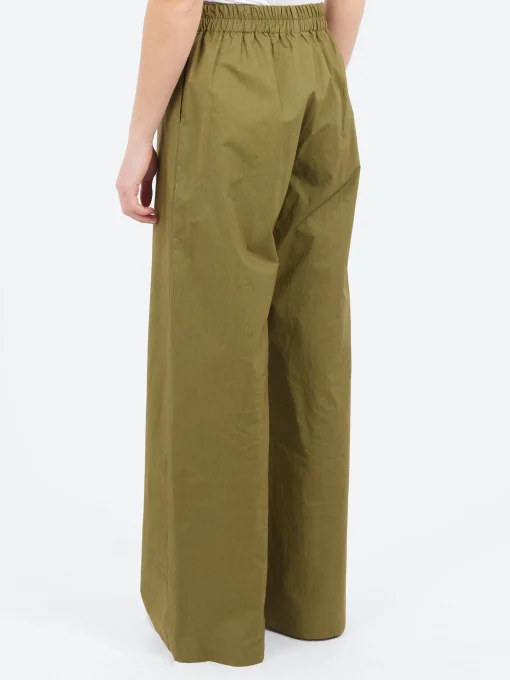 New - Pelleovo Trousers in Cactus Green Women Pants