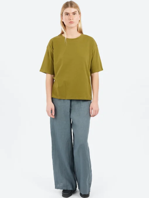 New - Regular S/S T-Shirt in Cactus Green Women Tops & Blouses | T-Shirts
