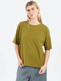 New - Regular S/S T-Shirt in Cactus Green Women Tops & Blouses | T-Shirts