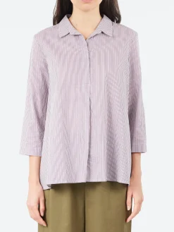 Clearance - V-Neck Blouse in Riga Iris Women Tops & Blouses