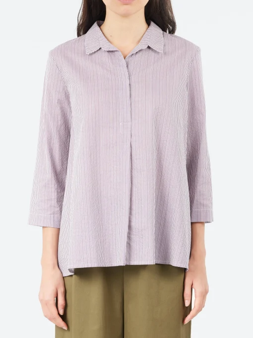 Clearance - V-Neck Blouse in Riga Iris Women Tops & Blouses