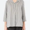 Hot - V-Neck Blouse in Riga Shadow Women Tops & Blouses