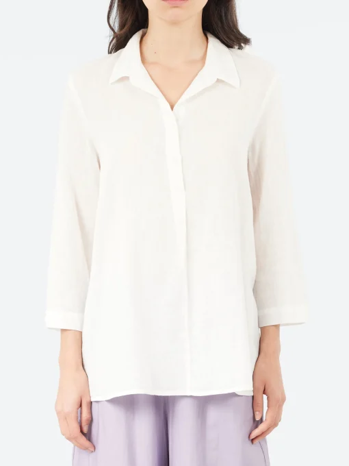 Hot - V-Neck Blouse in Women Tops & Blouses