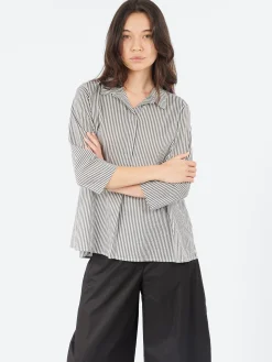 Hot - V-Neck Blouse in Riga Shadow Women Tops & Blouses