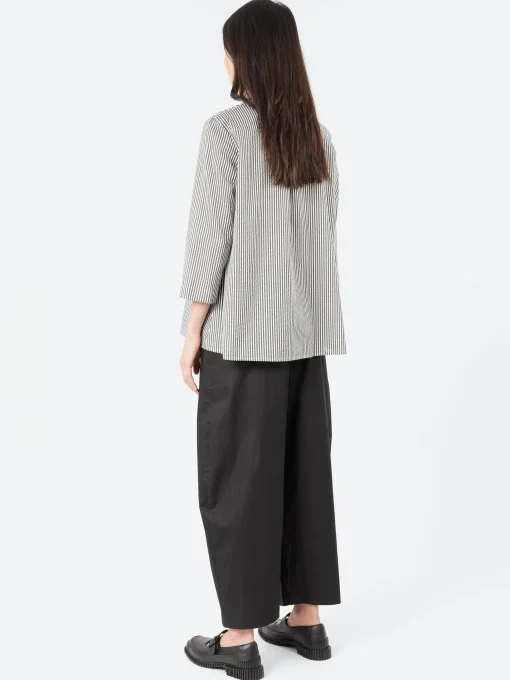 Hot - V-Neck Blouse in Riga Shadow Women Tops & Blouses