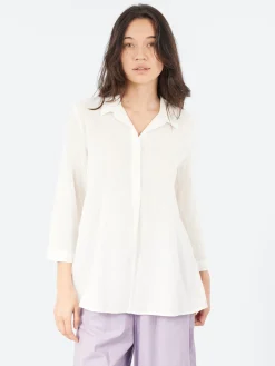 Hot - V-Neck Blouse in Women Tops & Blouses