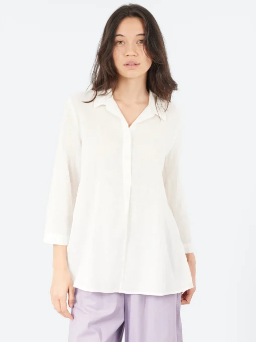 Hot - V-Neck Blouse in Women Tops & Blouses