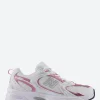 Discount - 530 in White with Pink Women Sneakers