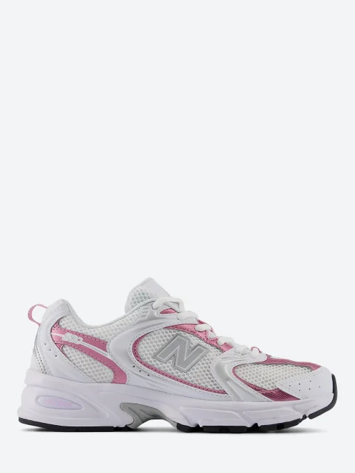Discount - 530 in White with Pink Women Sneakers