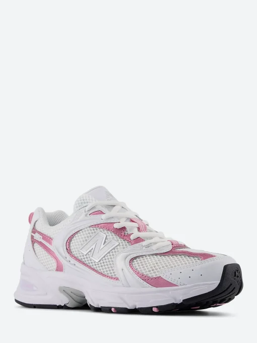 Discount - 530 in White with Pink Women Sneakers