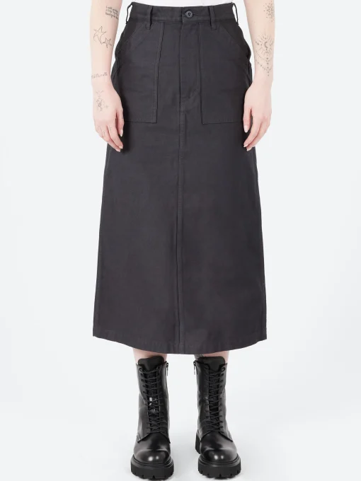 Fashion - Baker Skirt in Charcoal Grey Women Skirts