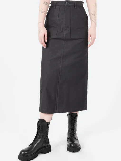 Fashion - Baker Skirt in Charcoal Grey Women Skirts