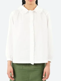 Best - French Blouse in White Women Tops & Blouses