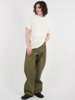 Sale - Railman Denim Pant in Green Pants | Denim