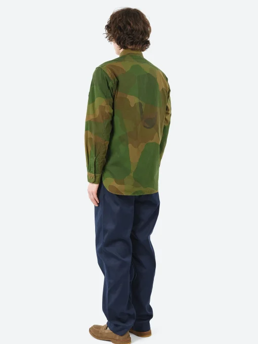 Discount - Utility Shirt in Green Button-Ups