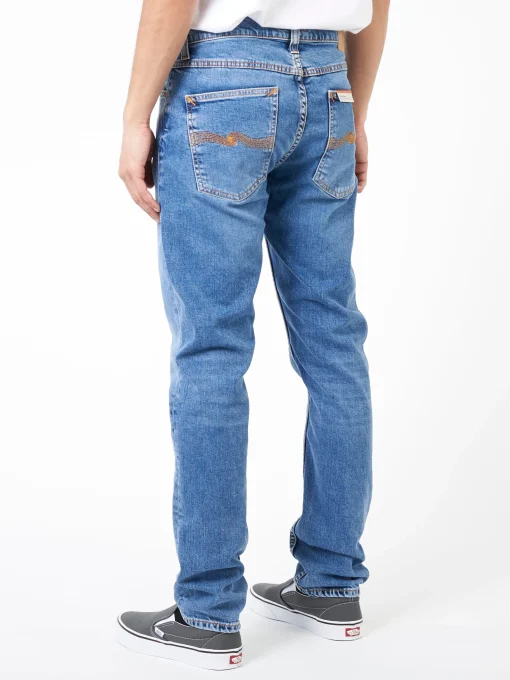 Hot - Lean Dean in Lost Orange (Light Blue Wash) Pants | Denim