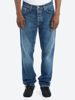 Sale - Solid Ollie in Wild Blue Pants | Denim