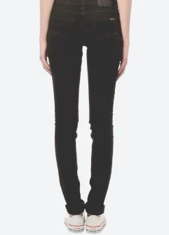 Sale - Tight Long John in Organic Black/Black Pants | Denim
