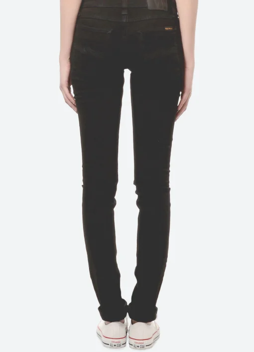 Sale - Tight Long John in Organic Black/Black Pants | Denim