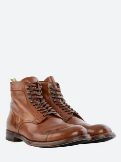 Clearance - Anatomia 16 Lace-Up Boots in Cuoio Bufalo Boots