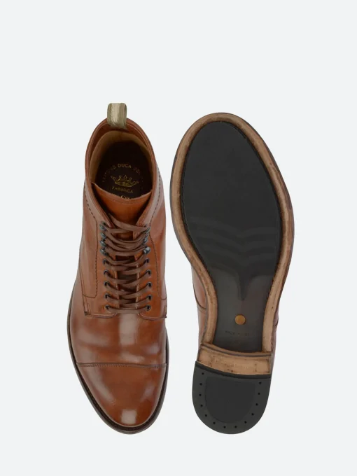 Clearance - Anatomia 16 Lace-Up Boots in Cuoio Bufalo Boots