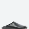 Online - Babouche 001 Mules in Nero Spalla Volanata Shoes