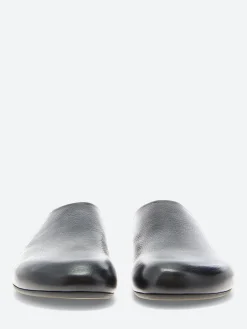 Online - Babouche 001 Mules in Nero Spalla Volanata Shoes