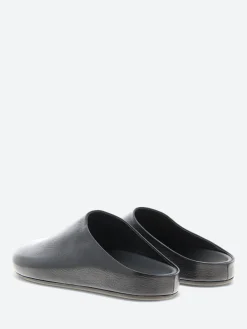Online - Babouche 001 Mules in Nero Spalla Volanata Shoes