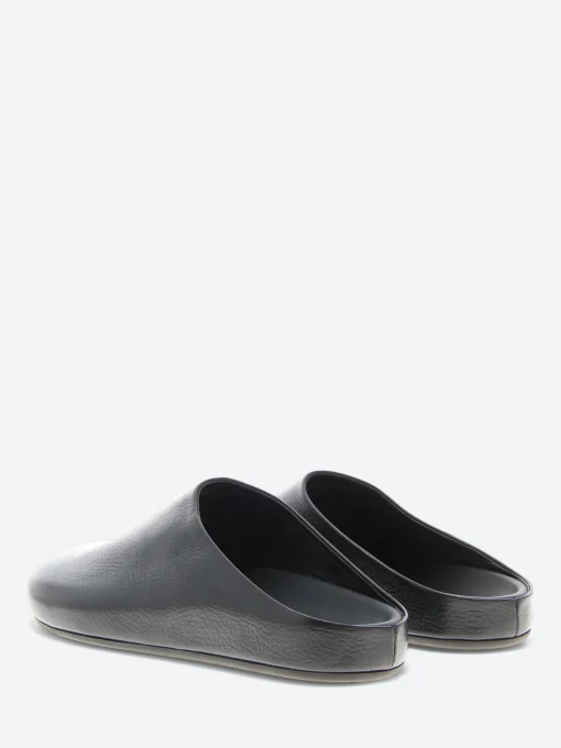 Online - Babouche 001 Mules in Nero Spalla Volanata Shoes