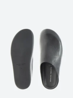 Online - Babouche 001 Mules in Nero Spalla Volanata Shoes