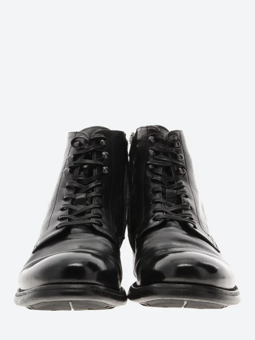 Sale - Chronicle 004 Lace-Up Boots in Nero Ignis Boots
