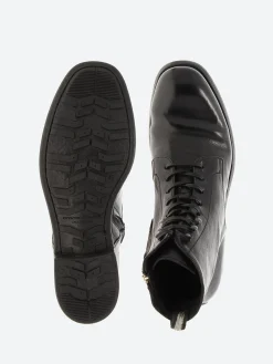 Sale - Chronicle 004 Lace-Up Boots in Nero Ignis Boots